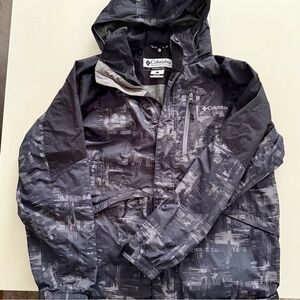 Columbia Men’s Nordic Point Omni-Heat Interchange Black Grey Jacket L